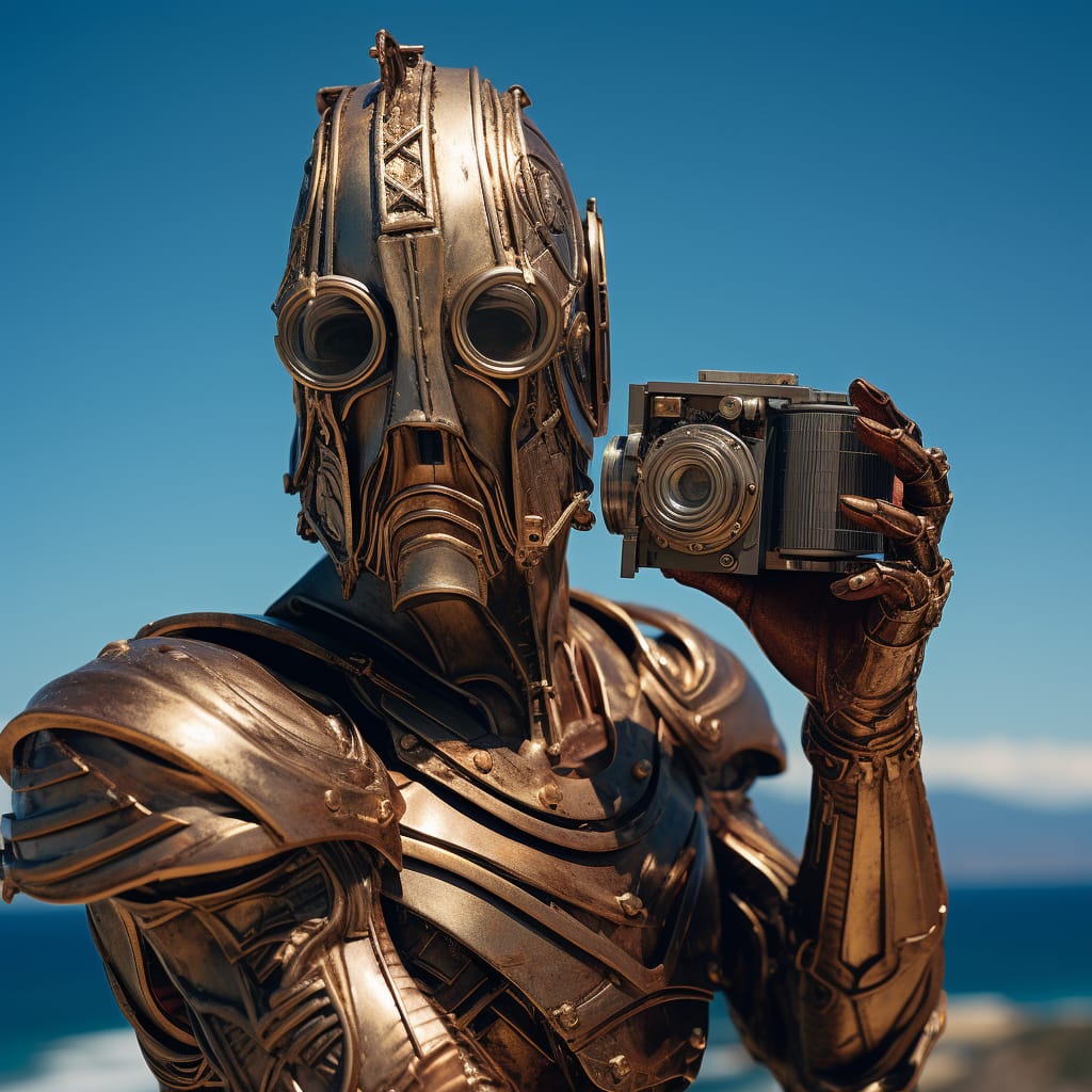 An image of the automaton Talos generated by the AI Midjourney