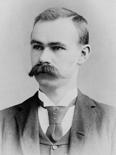 Photograph of statistician Herman Hollerith who invented the electromechanical calculator