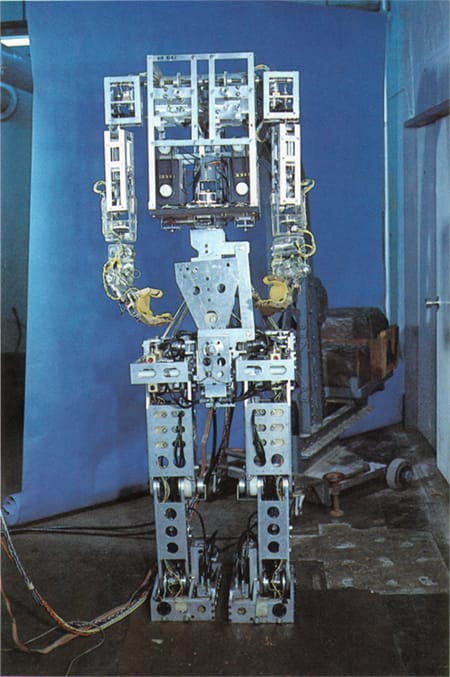 Photograph of the humanoid robot WABOT 1